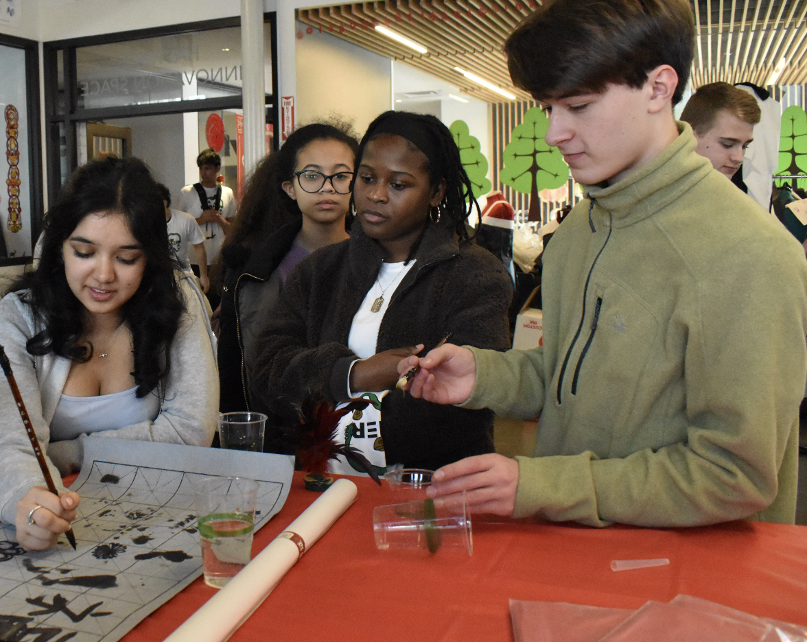 The community celebrated its seventh annual Temple Fair today, attended by students and teachers in all divisions. 